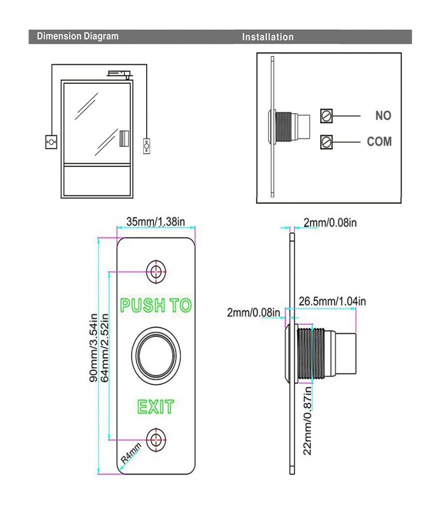 push-to-exit-button-switch-no-com-output-stainless-steel-panel-for